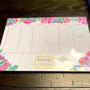 Lilly Pulitzer Weekly Desk Pad
